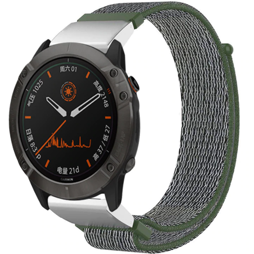 Garmin Forerunner 965 Nylon Strap (Green)