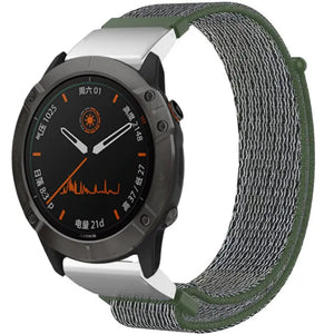 Garmin Forerunner 965 Nylonarmband (Grün)
