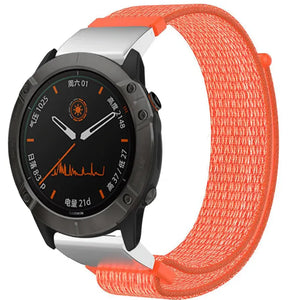 Garmin Forerunner 965 Nylonarmband (Orange)