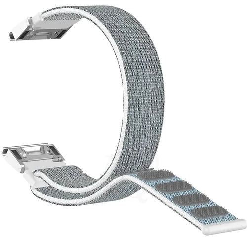 Garmin Forerunner 965 Nylonarmband (Perlmutt)
