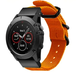 Garmin Instinct 3 - 45mm Nylon Schnallenarmband (Orange)