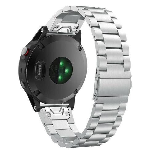 Garmin Forerunner 970 Steel Strap (Silver)