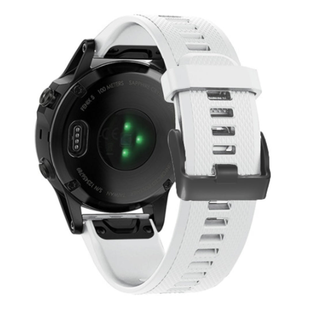 Garmin Quatix 8 - 47mm Silikonarmband (Weiß)