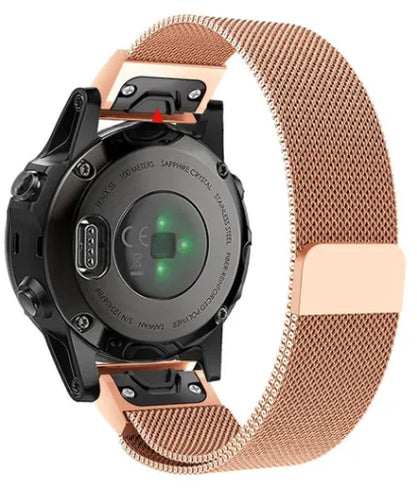 Garmin Descent Mk3(i) - 43mm Milanese Armband (Roségold)