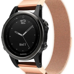 Garmin Descent Mk3(i) - 43mm Milanese Armband (Roségold)