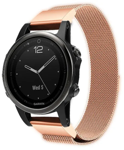 Garmin Descent Mk3(i) - 43mm Milanese Armband (Roségold)