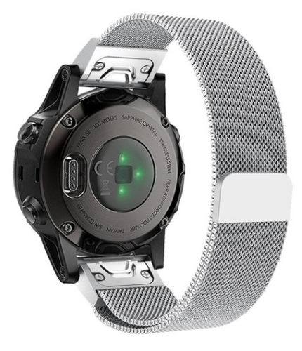 Garmin D2 Delta S Milanese Armband (Silber)