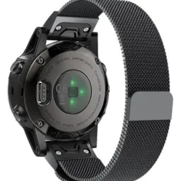 Garmin Instinct E - 40mm Milanese-Armband (Schwarz)