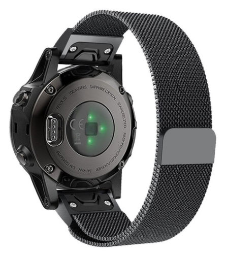 Garmin Descent Mk3(i) - 43mm Milanese Armband (Schwarz)