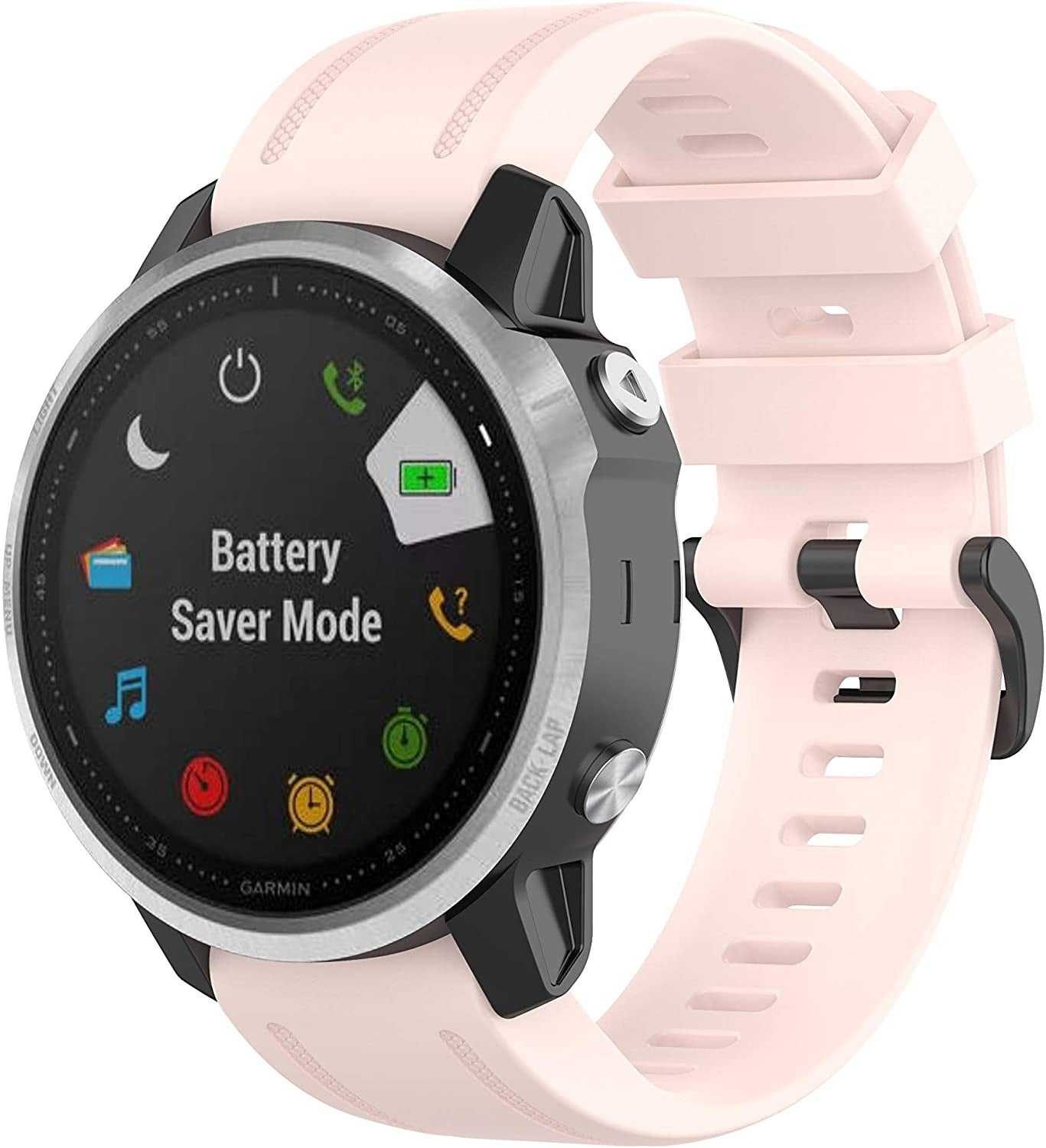 Garmin Descent Mk2S Silikonarmband (Hell Rosa)