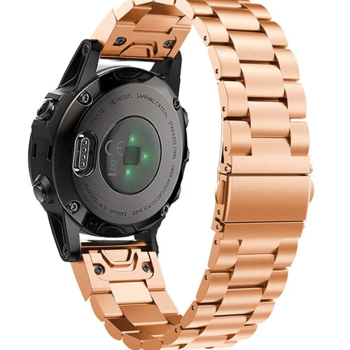Garmin Approach S70 - 42mm Stahlarmband (Roségold)
