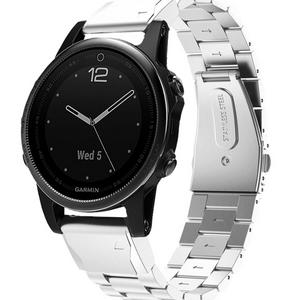 Garmin Descent Mk2S Steel Strap (Silver)