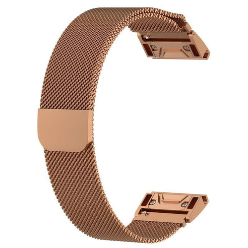 Garmin Descent MK2(i) Milanese Strap (Rose Gold)