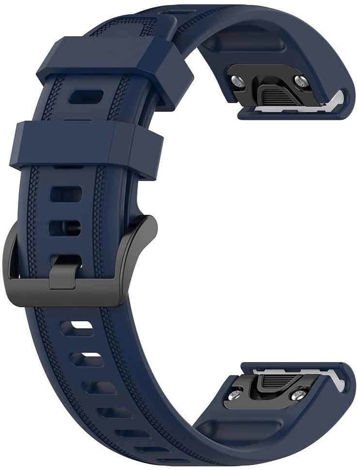 Garmin Descent Mk3(i) - 43mm Silikonarmband (Dunkel Blau)