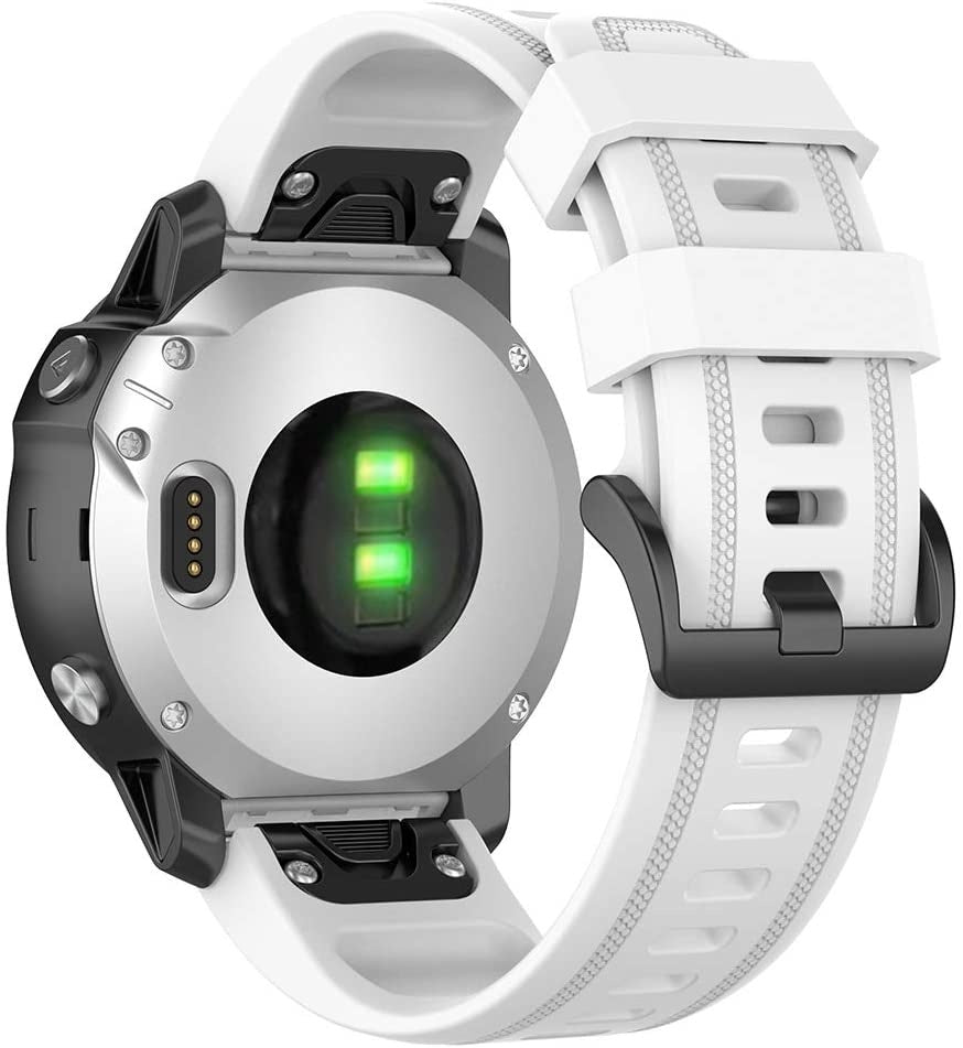 Garmin Descent Mk2S Silikonarmband (Weiß)