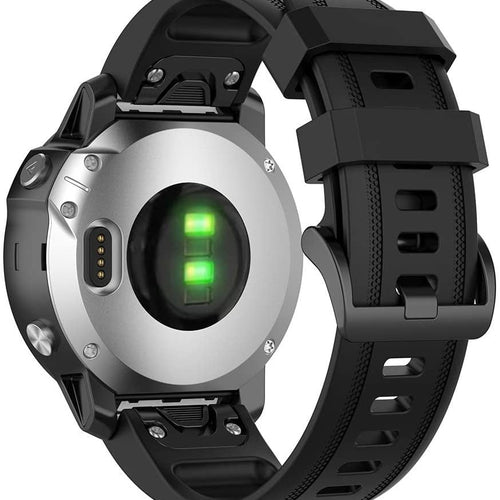 Garmin Descent Mk3(i) - 43mm Silicone Strap (Black)