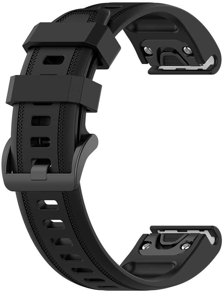 Garmin Descent Mk3(i) - 43mm Silikonarmband (Schwarz)