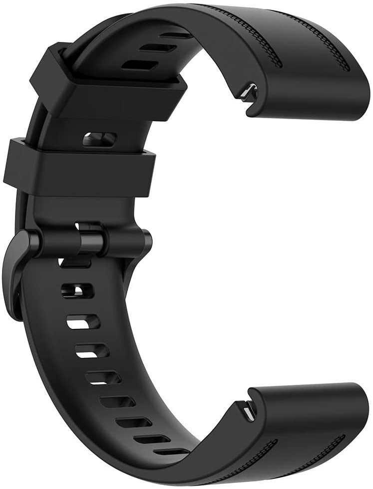 Garmin Descent Mk2S Silikonarmband (Schwarz)