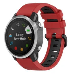 Garmin Instinct E - 40mm Schnalle Sport Amrband (Rot/Schwarz)