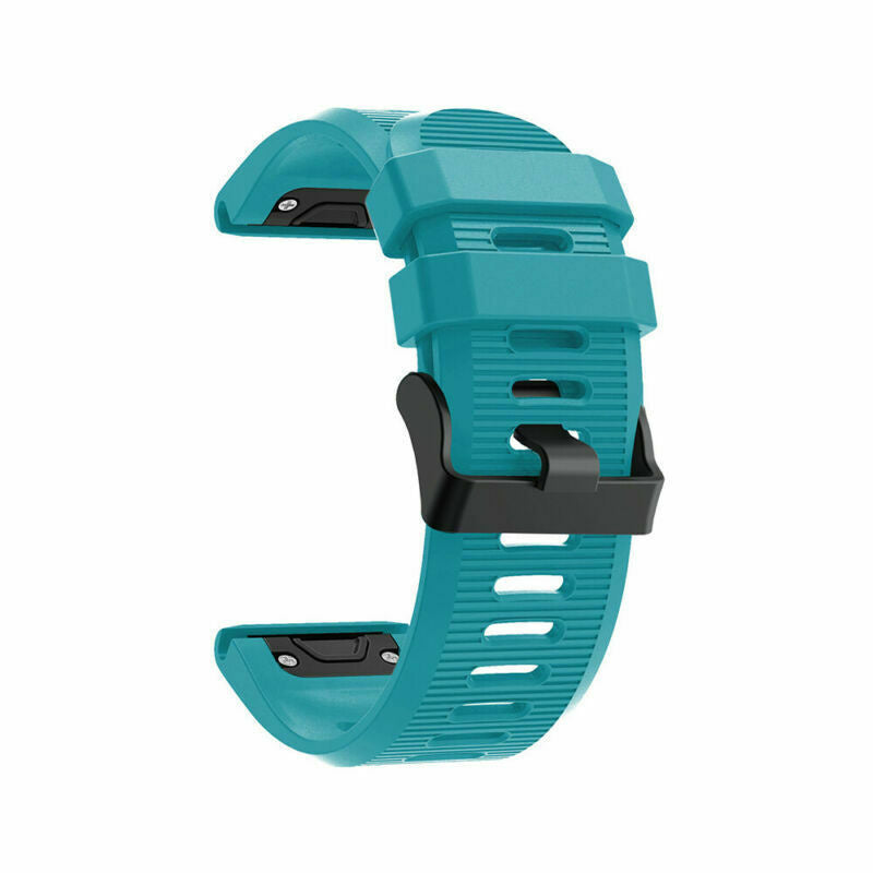 Garmin Quatix 8 - 51mm Silikonarmband (Hell Blau)