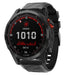 Garmin Fenix 7x Silicone Strap (Black)