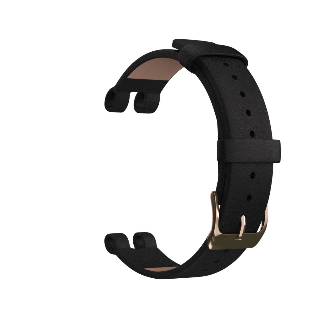 Garmin Lily Leather Strap (Black)