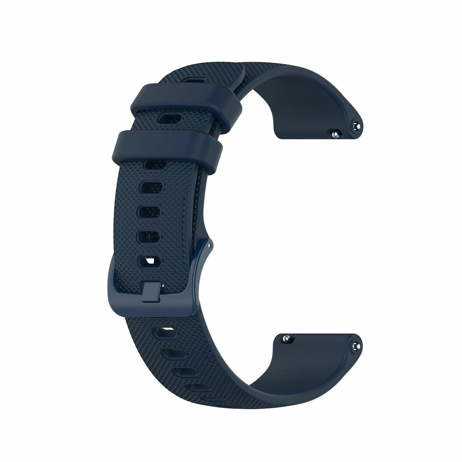 Watch Armband 18mm Silikon Quick Release (Dunkel Blau)