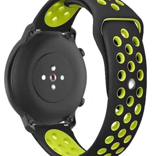 Fossil Gen 4 Venture (HR) Sport Strap (Black/Yellow)