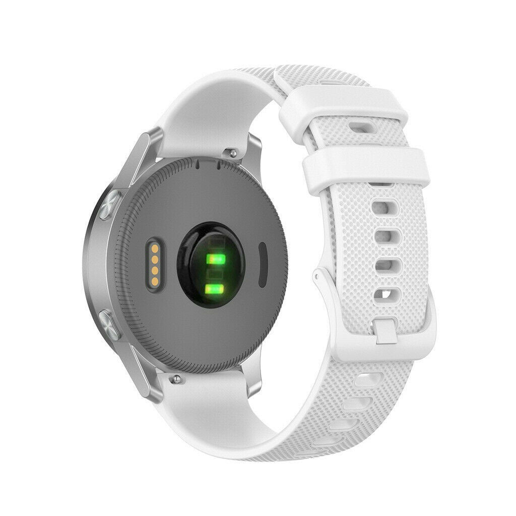 Fossil Gen 4 Venture (HR) Silicone Strap (White)