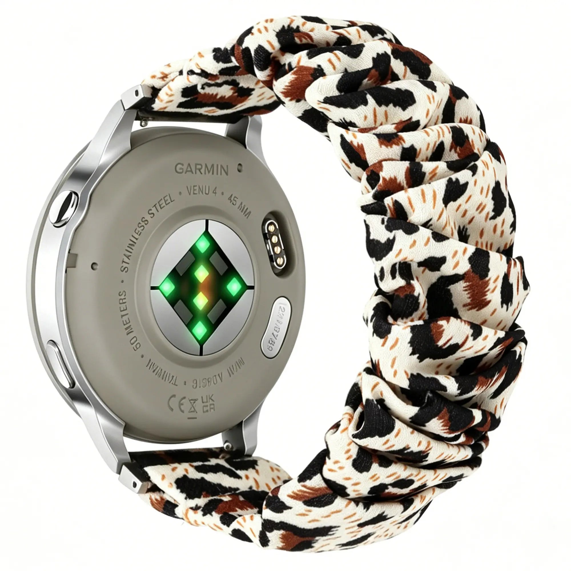 Garmin Vivoactive 3 Scrunchie Strap (Leopard)