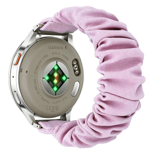 Garmin Vivomove Sport Scrunchie Armband (Hell Lila)