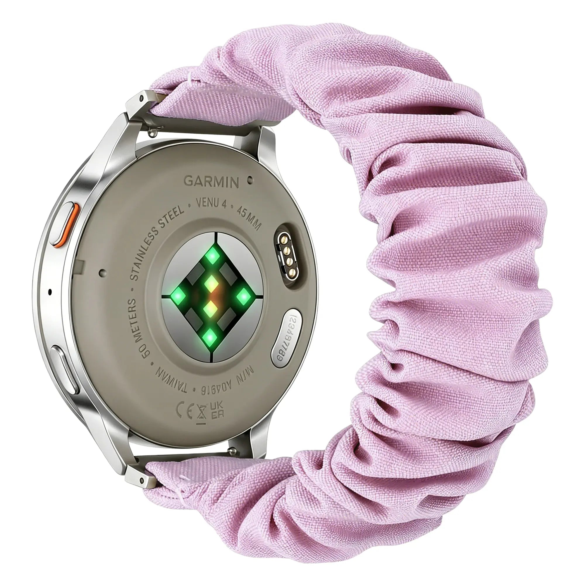 Garmin Vivomove Sport Scrunchie Armband (Hell Lila)