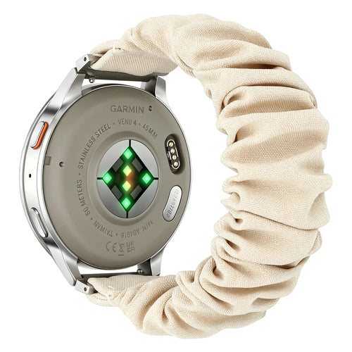 Garmin Venu 2 Plus Scrunchie Strap (Starlight)