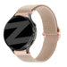 Bandz Garmin Vivomove Style Elastisches Armband (Milk Tea)