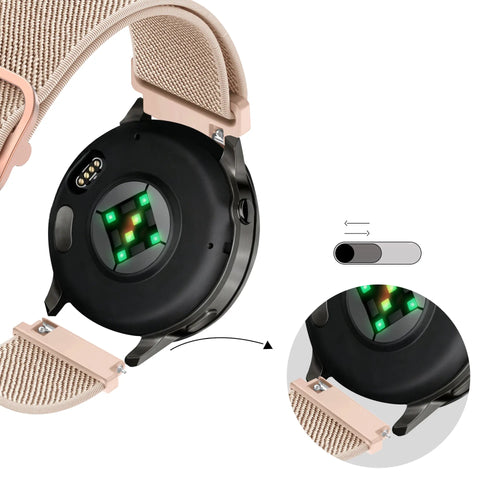 Nylon Elastic Strap, milk tea