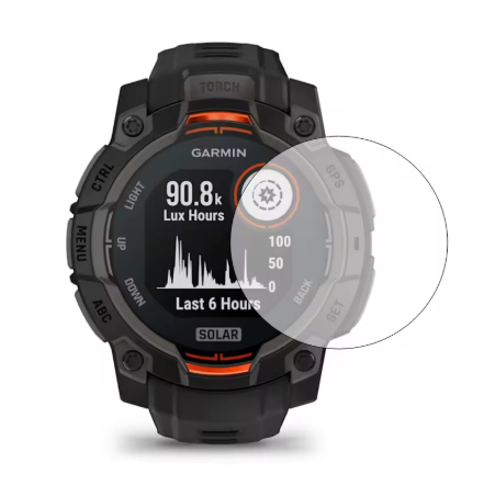 Garmin Instinct 3 - 45mm Displayschutzfolie (Glass)