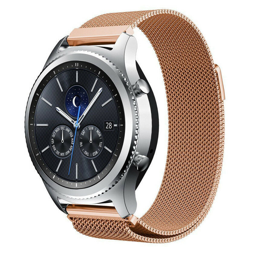 armband gear s3 frontier Samsung Gear S3 Classic / deontier Milanese-Armband (Roségold)