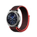 Samsung Gear S3 Classic / Frontier Nylonarmband (Schwarz / Rot)
