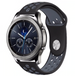 Samsung Gear S3 Classic / Frontier Sportarmband (Schwarz / Grau)