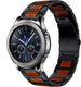 Samsung Gear S3 Holz/Stahlarmband (Schwarz)