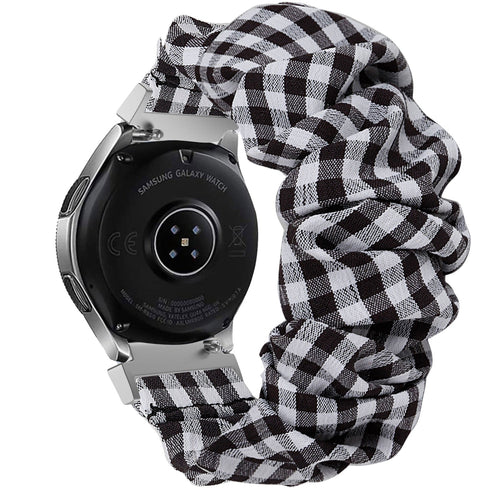 Samsung Galaxy Watch 4 Classic 46mm Scrunchie Armband (kariert)
