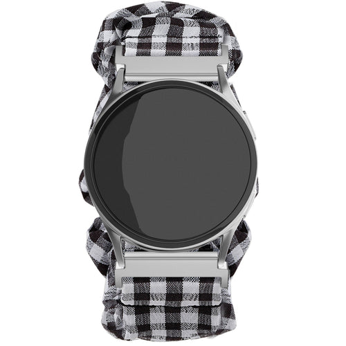 Samsung Galaxy Watch 4 Classic 46mm Scrunchie Armband (kariert)