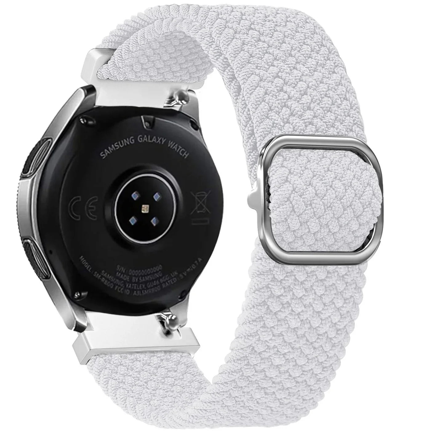 Coros Apex 42mm Verstellbares Geflochtenes Armband (Weiß)