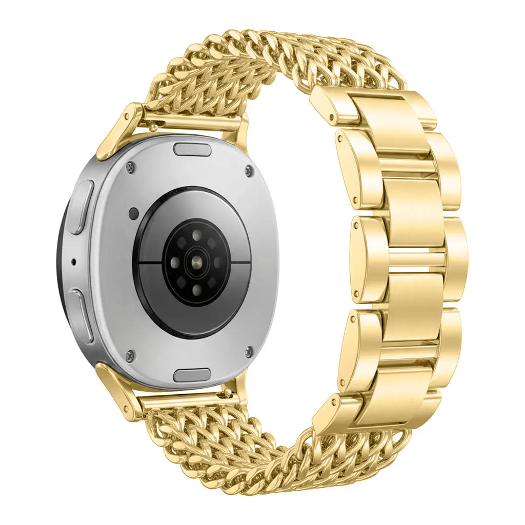 Samsung Galaxy Watch 8 Classic Metall Mesh Armband (Gold)