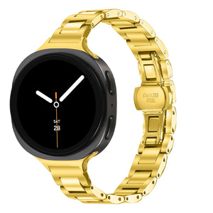 Samsung Galaxy Watch 9 - 44mm Slimfit Stahlarmband (Gold)