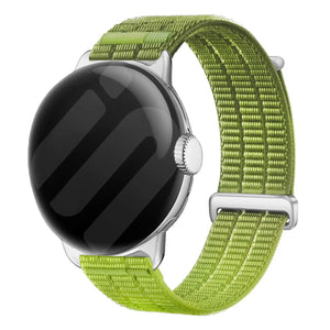 Google Pixel Watch 3 - 45mm Nylon Air Armband (Gradient Grün)