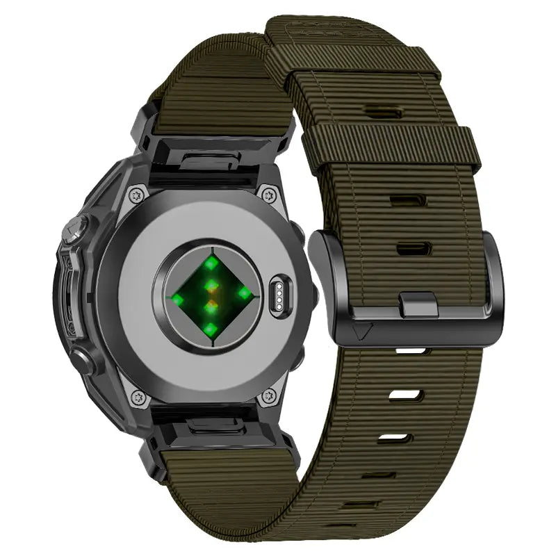Garmin Instinct Premium Nylon Schnallenarmband (Grün)