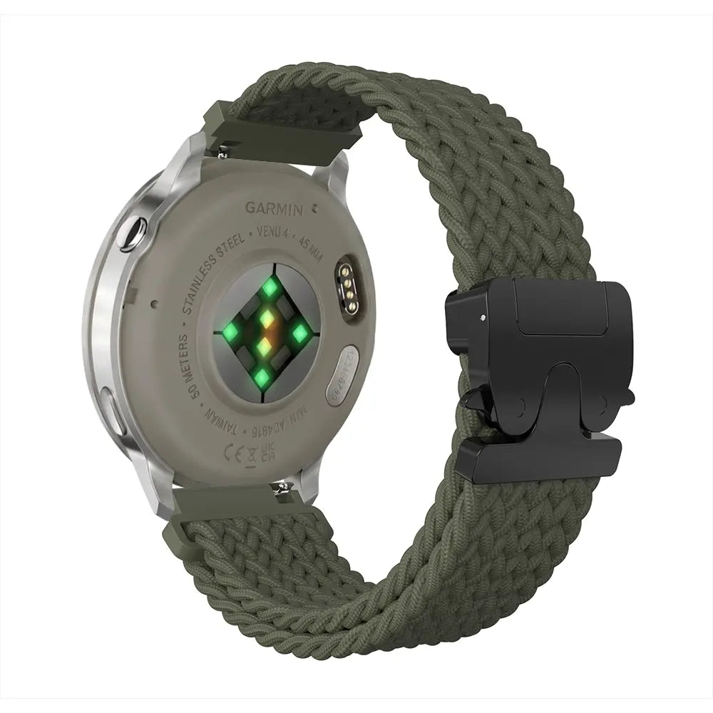 Garmin Forerunner 70 Geflochtenes Armband mit P-Schnalle (Grün)