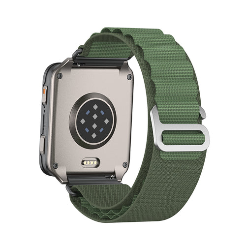 Garmin Venu X1 Alpine Nylonarmband (Grün)