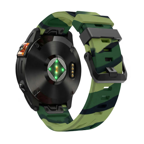Garmin Instinct Race Silikonarmband (Tarngrün)